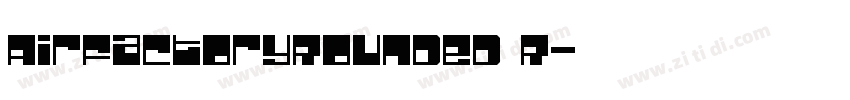 AirFactoryRounded R字体转换